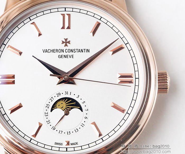 江詩丹頓 Vacheron Constantin LS精品 火爆推薦最新款 升級版 真月相功能腕表系列 男士腕表  wssb4230